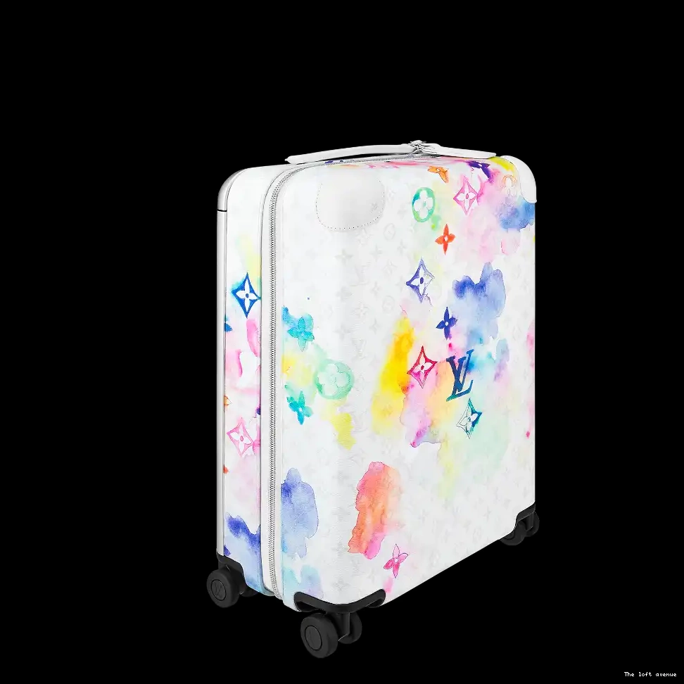 WATERCOLOUR HORIZON MONOGRAM SUITCASE 55 37L CUSTOM 0528